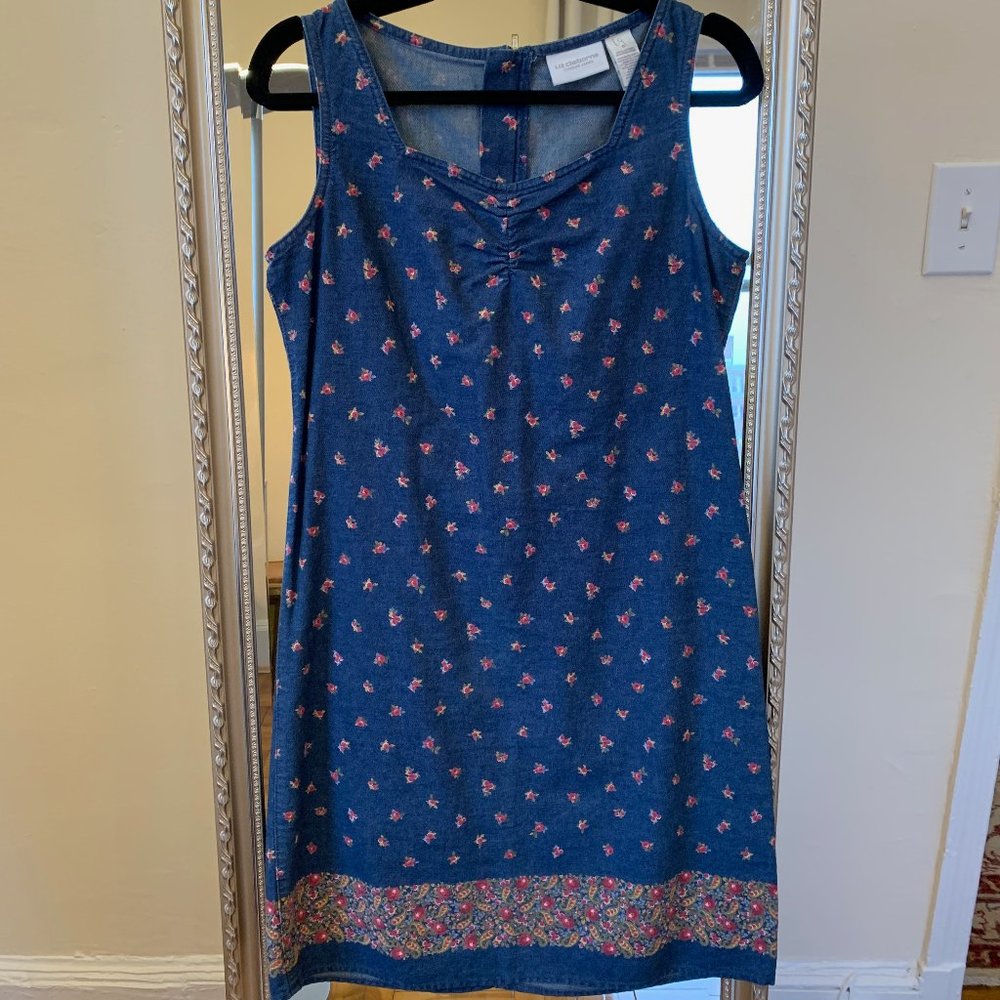 Liz Claiborne denim mini dress